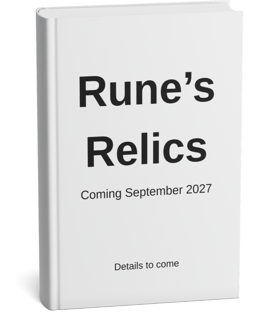 Rune's Relics Rune's Relics coming September 2027 Details to come